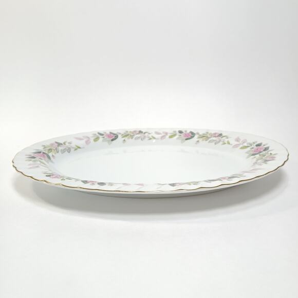 12" Oval Serving Plate Regency Rose #2345 by Creative Vintage Replacement China - Picture 2 of 9